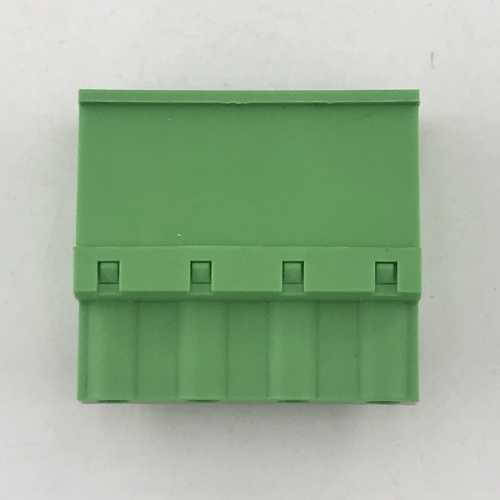 Vertical pluggable female terminal block connector