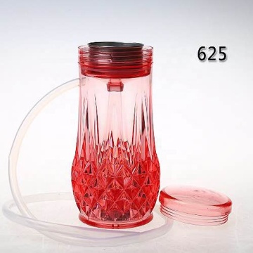 crystal Acrylic portable hookah mug shisha cup hookah plastic hookah