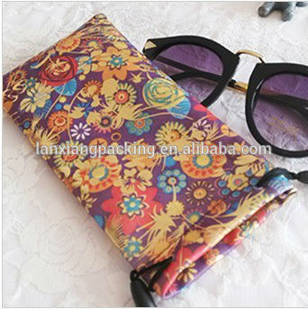 Best Sale Microfiber Pouch for Sunglasses, Microfiber Drawstrings Glasses Bag