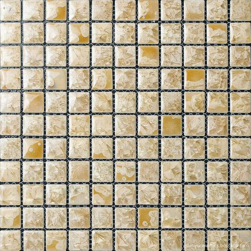 Beige Glazed Transforming Ceramics Mosaic