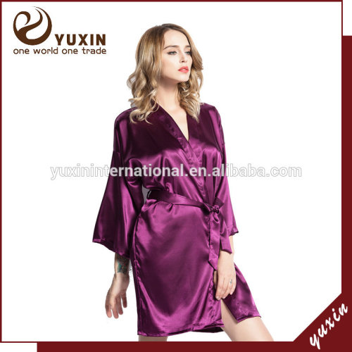 Women sleepwear robe Solid robe women's sleepwear /Bathrobe SR0026
