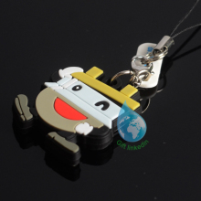 2014 cartoon pvc gift key chain