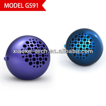 Protable OEM Color Mini mp3 Player 8 ohm Speakers