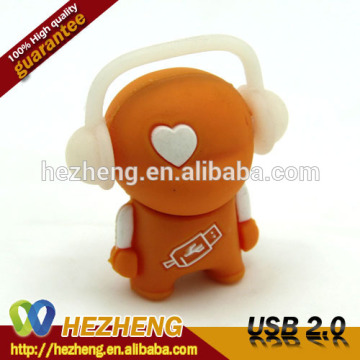 64GB Logo Printing Music Boy USB Flash Disk Customized Bulk items Free Samples