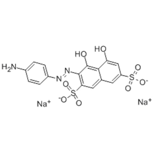 2,7-Naphthalindisulfonsäure, 3- [2- (4-Aminophenyl) diazenyl] -4,5-dihydroxy-, Natriumsalz CAS 1681-60-3