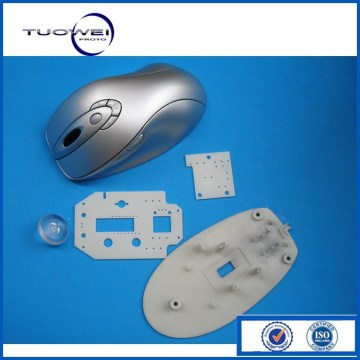 silicone rubber plastic painted computer mouse rapid prototyping part