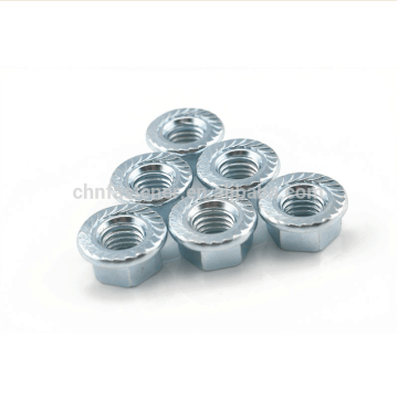 Carbon Steel Flange Blue White Zinc Flange NUT