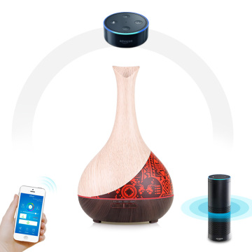 Wood Grain Smart Wifi Aroma Essential Oil Diffuser