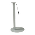 Adjustable height oval gas lift table base