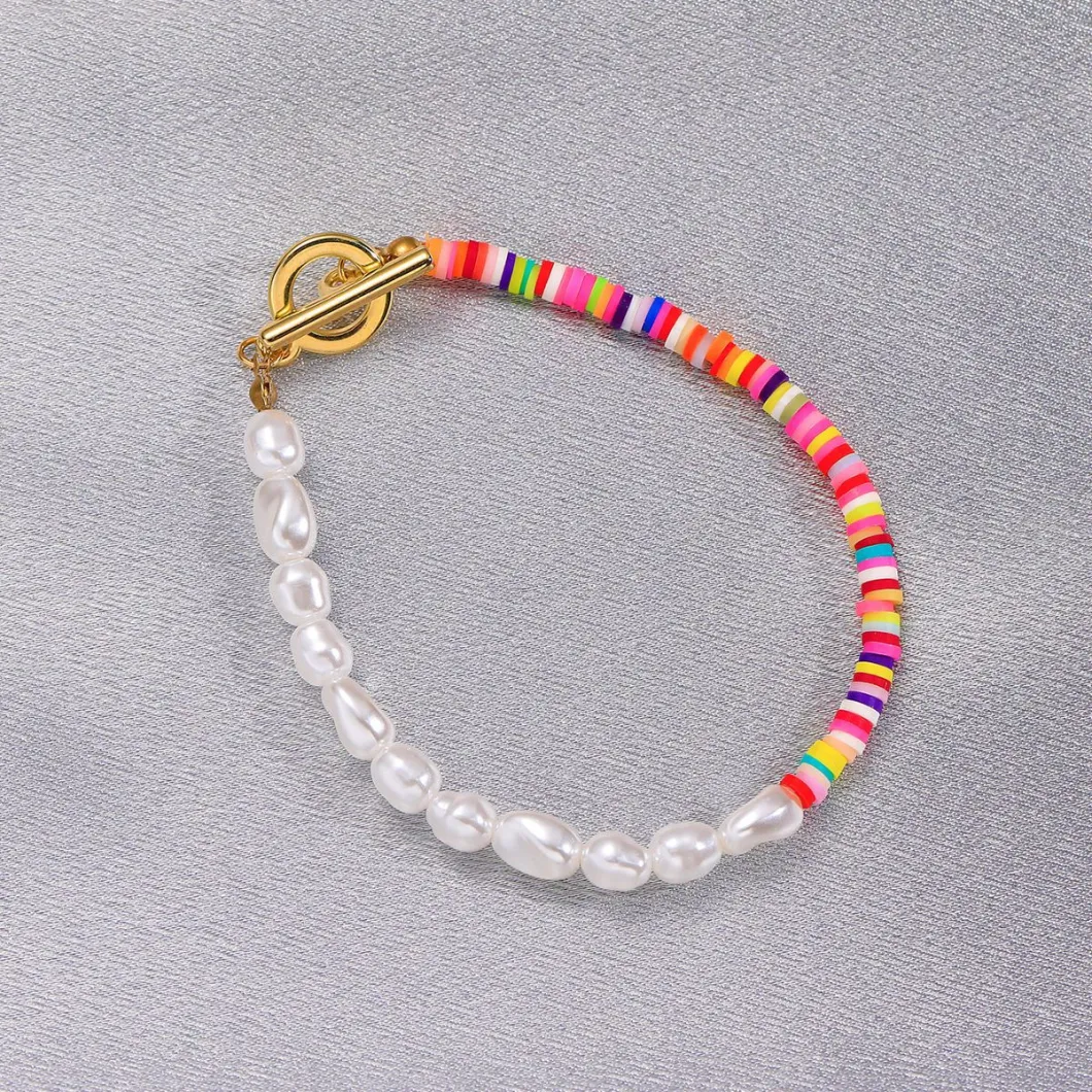 Fashion Colorful Bohemian Handmade Pearl Bracelet Jewelry