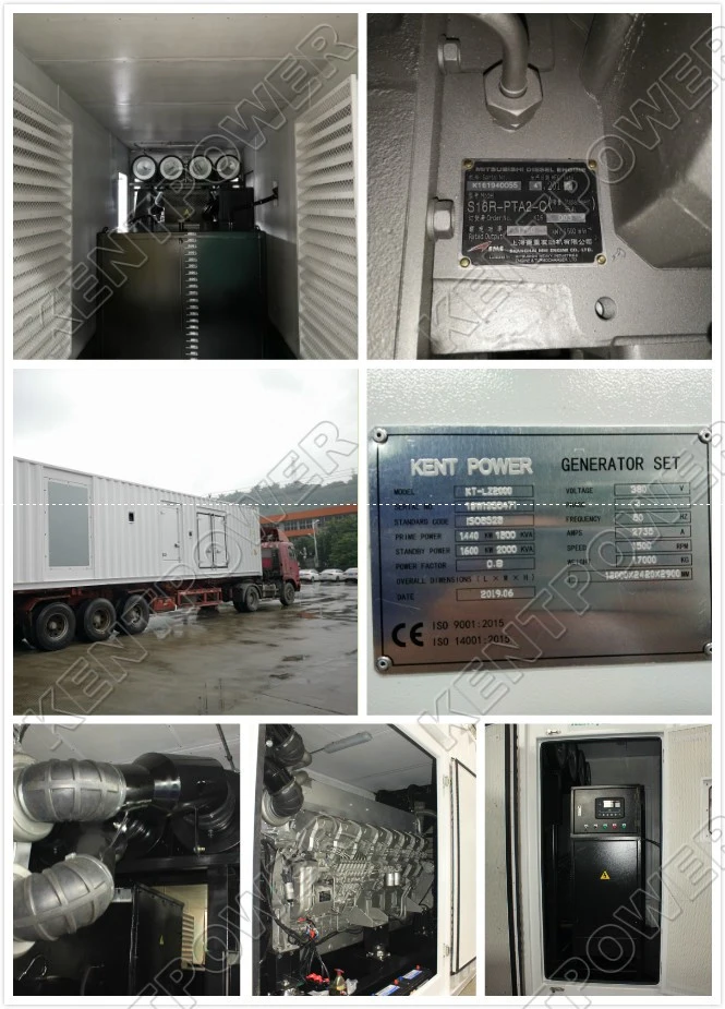 Prime Power 2250kVA/1800kw Mitsubishi Engine Diesel Generator (S16R2-PTAW-C)