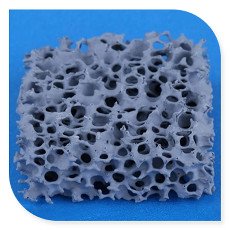 Alumina Porous Foam Ceramic Filter for Metal Casting (Material: Silicon carbide, Alumina, Zirconia)