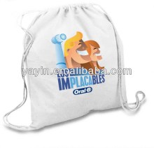 Promotional printed non-woven drawstring back pack