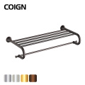 Bathroom Bath Towel Rack Double Bathroom Towel Rack Wall Mounted Supplier
