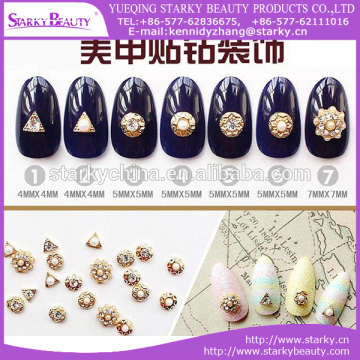 3D Alloy Nail Art Decoration Glitters Rhinestones