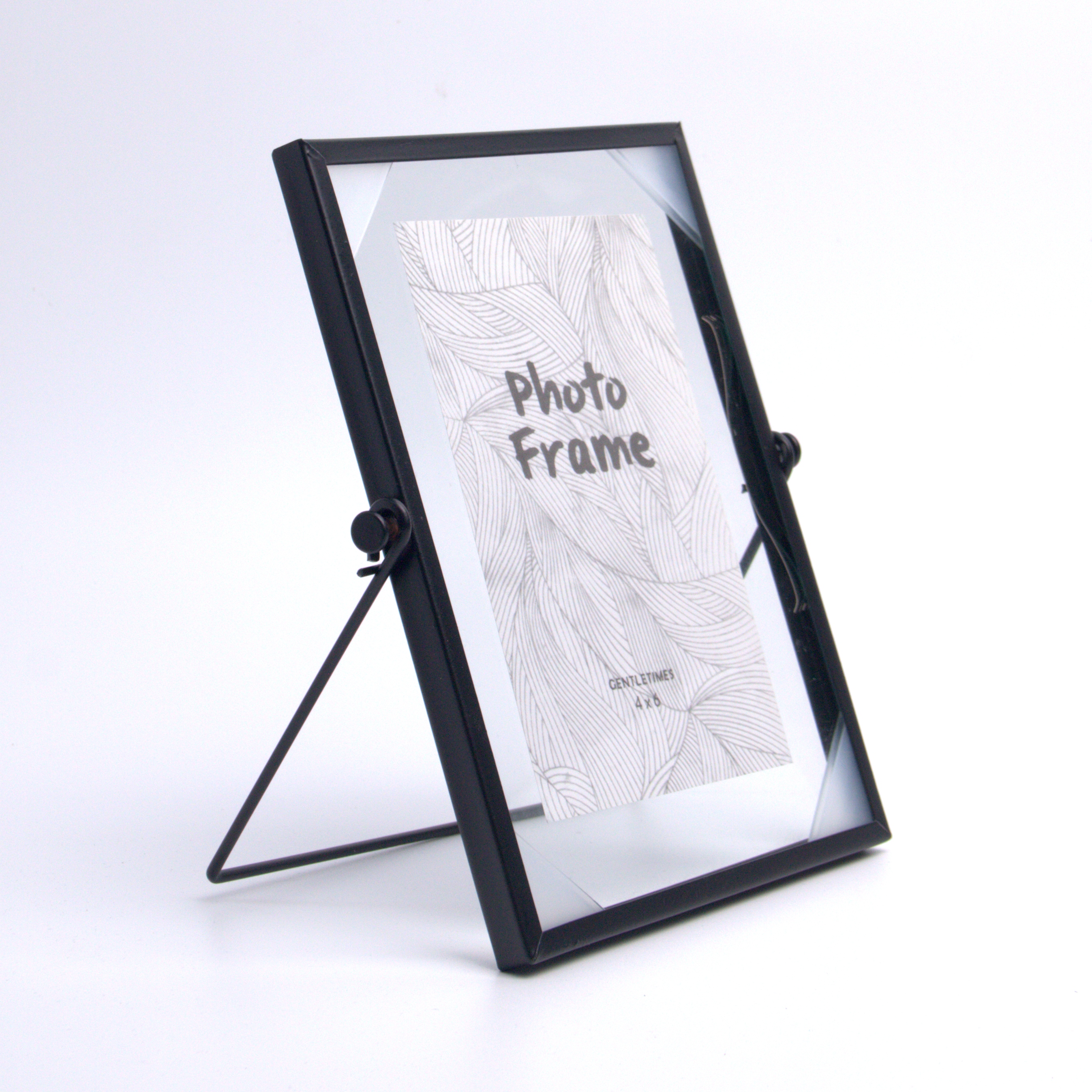 Nordic Simple Metal Photo Frame 6 "7" INS Style Iron Picture Frame with Glass for Home Shop Office Decor