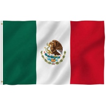 100% Polyester National Mexican Flag