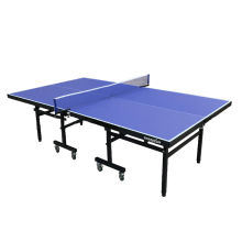 Indoor table tennis table with wheel