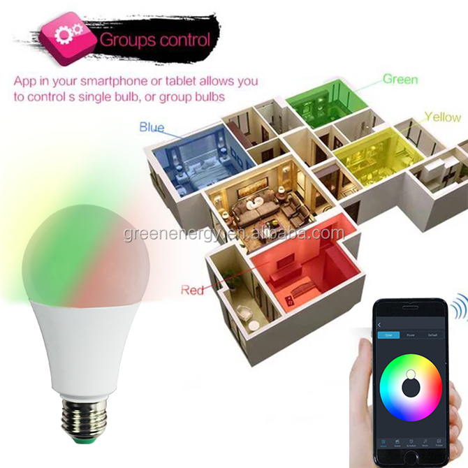 cul cetl es wifi A60 bulbs a19 bulbs light E27 Voice/speaker control RGBW 10 WATT bulbs led wifi