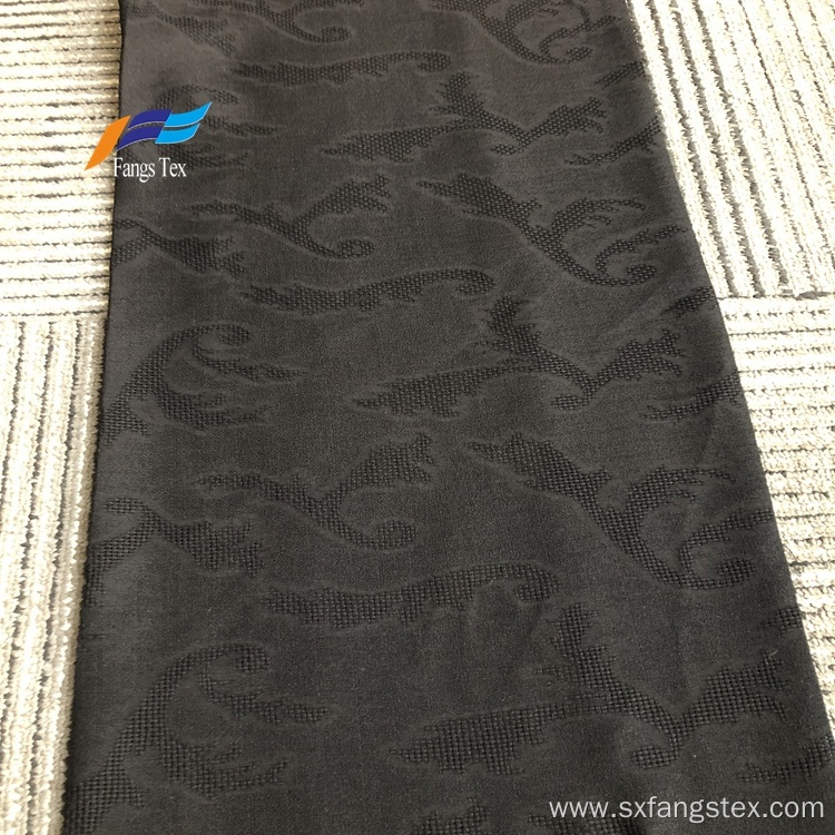 Bangladesh 100% Polyester Nida Jacquard Black Fabric