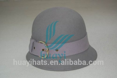 New Arrival Ladies Winter Vintage Wool Felt Cloche Bucket Hat