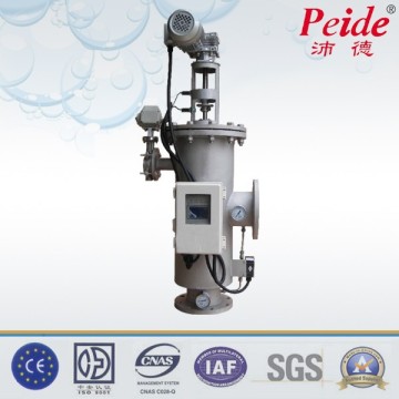 Self-cleaning water strainer