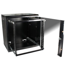 19 Inch 18U 600mm Width 450mm Depth Sliding Ethernet Wall Mount Data Center Rack Network Cabinet