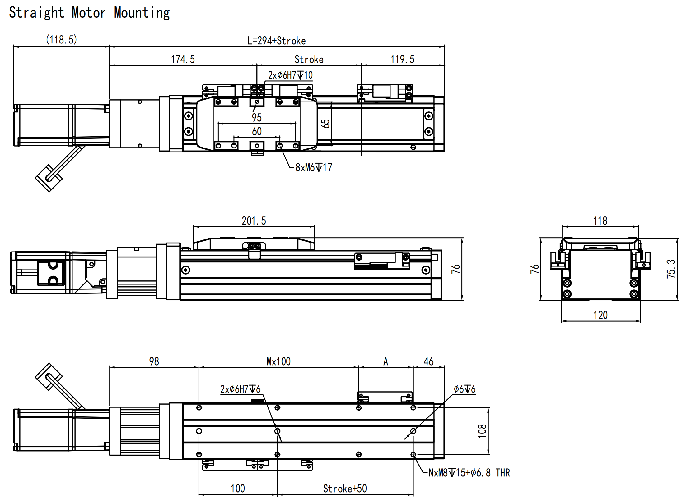 ATH120 linear module direct mount