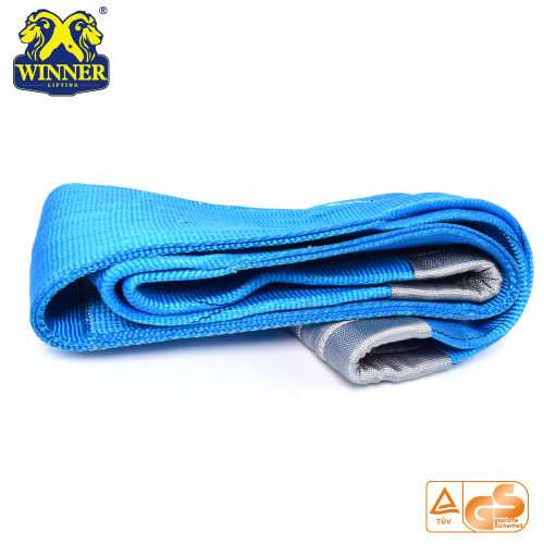 Partihandel Webbing Sling Belt 1 / 1.5 / 2 / 2.5 / 3 Inch Polyester Webbing Slings