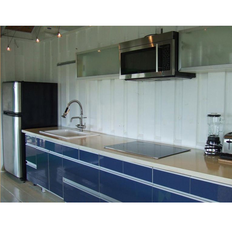 high quality integrated waterproof PVC Nepal furniture kitchen cabinet