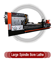 Large spindle hole double chuck CNC lathe machine torno pipe thread metal lathe