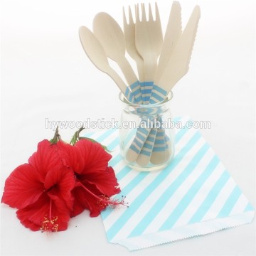 Different Size Chinese Supplier Wooden Flatware Sets Wholesale