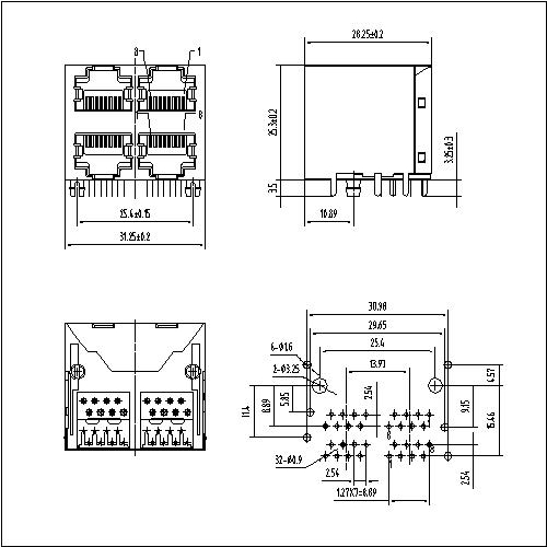 ATRJ5921-8P8C-X-D-H