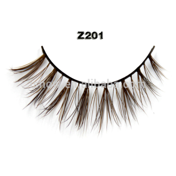 Purple mink strip lash high quality mink fur lash extension