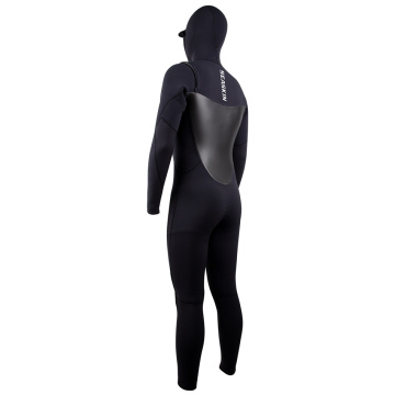 Seaskin 5/4mm hooded zip zip skin wetsuit