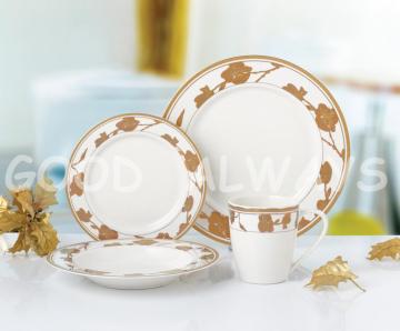 Gold NEW Bone China dinner set