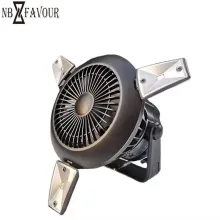 Nb Favour Outdoor LED Camping Lantern Rechargeable Solar Light for Emergency Electricity Durable Camping Light with Fan