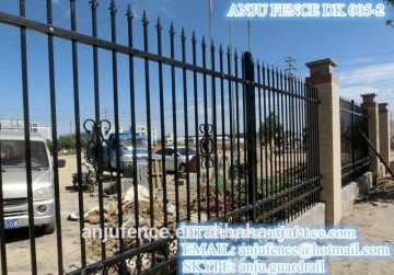 High security Ornamental steel fence / Ornamental metal fences DK005