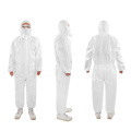 Unisex nonwoven disposable protective isolation garment