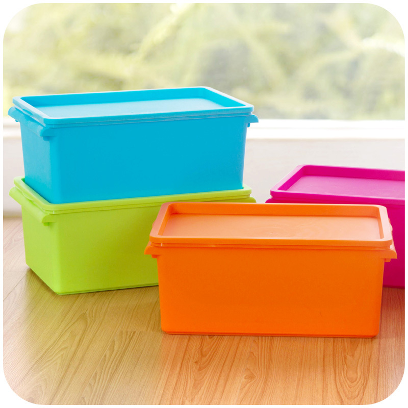 Kotak Penyimpanan Stackable Berwarna-warni Colorful Stackable Storage Box