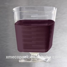 polystyrene 150ml wine cup 5oz plastic wine glass factory offer