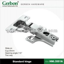 Airplane hole cupboard hinge