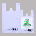 Big HDPE Carrier T-Shirt Garments Clothes Plastic Bag Packaging with Customized Size and Printing