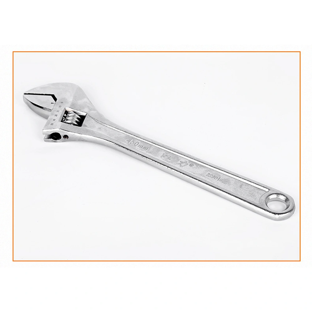 Supply 6-18 Inch Chrome-Plated Forging Adjustable Open End Wrench