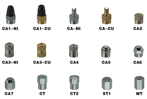 Copper Tire Valves Caps