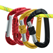 D Shape Aluminum Carabiner - Professional Manufacturer of Custom Climbing Gear