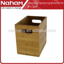 NAHAM New ECO-Friendly Wooden Storage Basket with handles