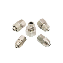YTNCF4 6 8 10 Direct Coupling Quick Coupling Female Thread Copper Lock Nut Pneumatic Components
