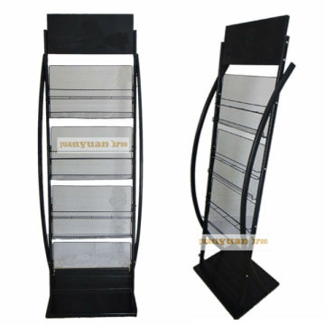 Black Wire Net Magazine Rack/Wire Display Racks