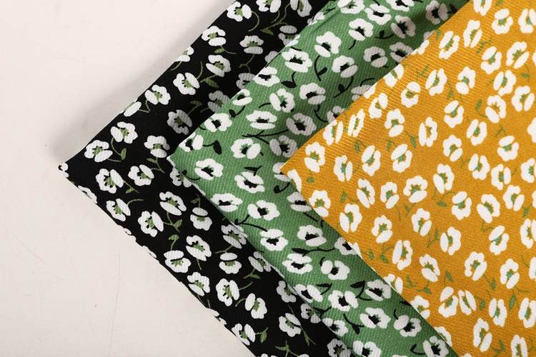 New product printed cloth viscose rayon fabric for women dresses